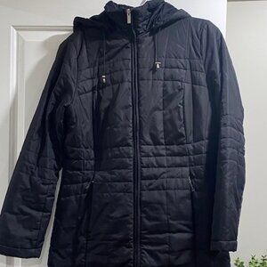Lands End Women's Winter Coat Size Small 6-8 Black